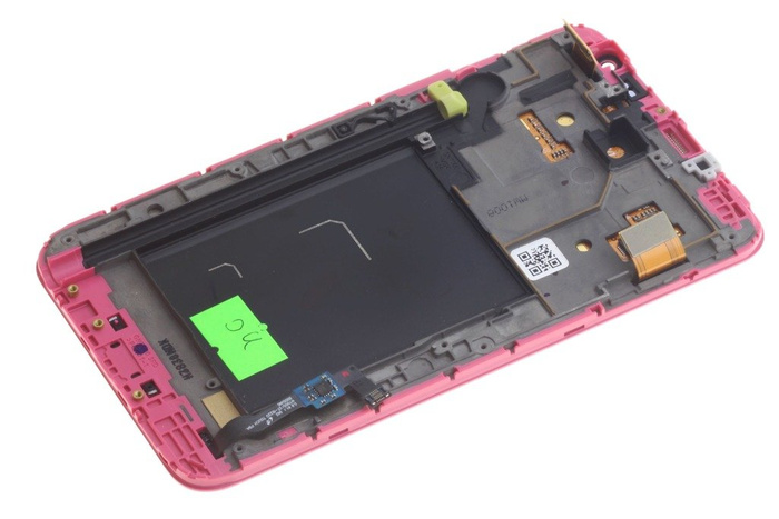 SAMSUNG Galaxy Note N7000 RED Grade A LCD érintőkijelző eredeti