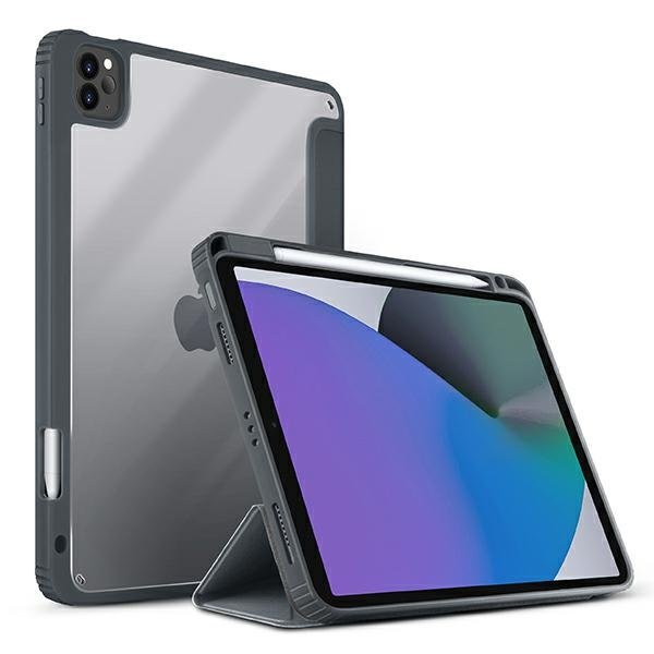 Uniq Hülle für Moven iPad Pro 11 &quot;(2021/2020) Antimikrobielles Grau / Anthrazitgrau