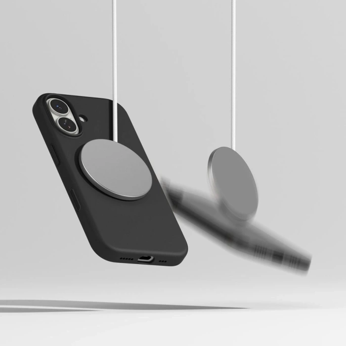 RINGKE SILICONE MAGNETIC MAGSAFE IPHONE 17 BLACK