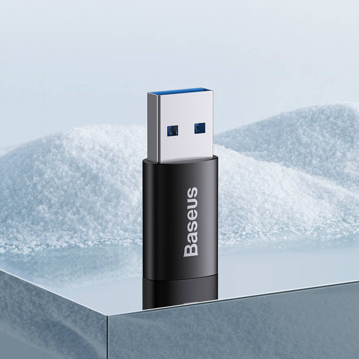 Baseus Mini OTG adaptér řady Ingenuity USB 3.1 na Type-C černý