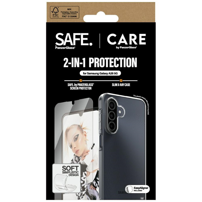 Zestaw ochronny CARE by PanzerGlass       Fashion 2w1 Etui+Szkło do Samsung Galaxy A26 5G