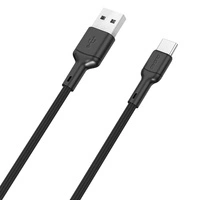 Dudao L9T 5A USB-A - USB-C Kabel 1m - Schwarz