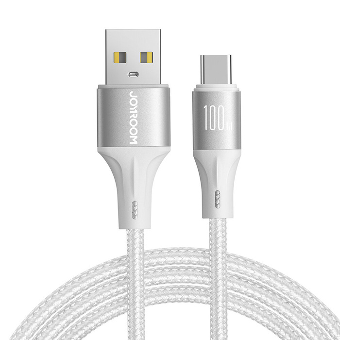 Rychlý přenosový kabel Joyroom Light-Speed ​​Series SA25-AC6 USB-A / USB-C 100W 2m – bílý