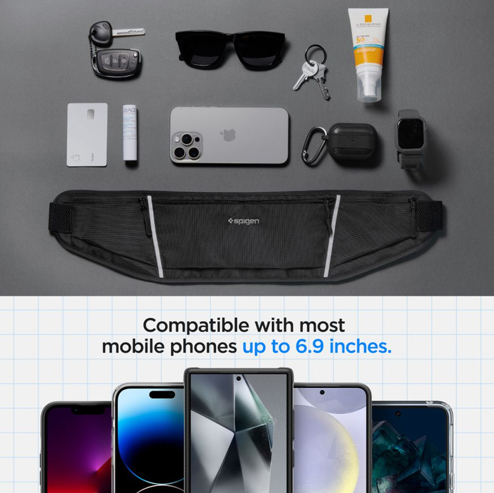 Spigen A710 DYNAMIC SHIELD WAIST BAG NERO