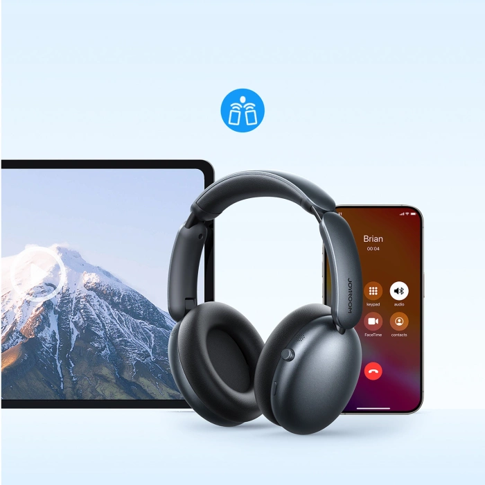 Joyroom J-Head Series JR-JH1 kabellose Kopfhörer mit ANC Bluetooth – Schwarz