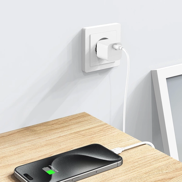 Wozinsky CMWCS USB-C PD 20W wall charger - white