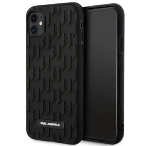 Karl Lagerfeld KLHCN61RUPKLPK iPhone 11 / Xr 6.1" hartcase schwarz/schwarz 3D Monogram