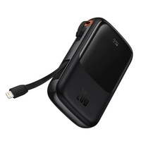 [RETURNED ITEM] Powerbanka 10000mAh 20W Baseus Qpow Pro Overseas Edition + kabel USB C 3A – černý