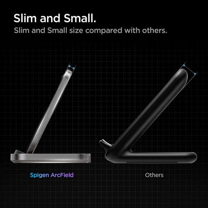 Spigen ARCPf2102 campo Caricabatterie senza fili 15w nero