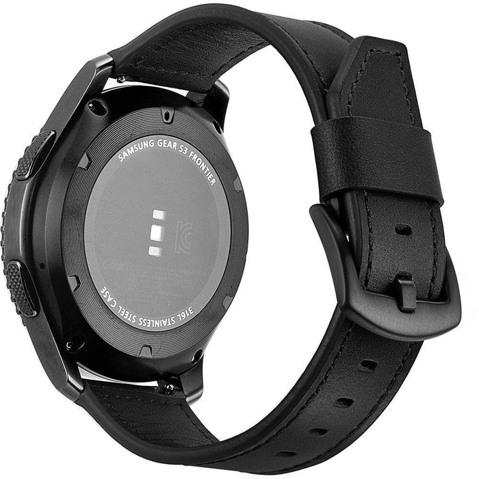 TECH-PROTECT Herms Samsung Galaxy Watch 46mm Black Black strap