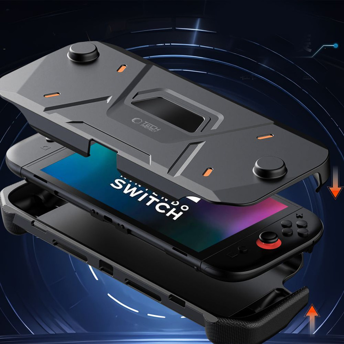 TECH-PROTECT CARBONOX NINTENDO SWITCH 2 BLACK