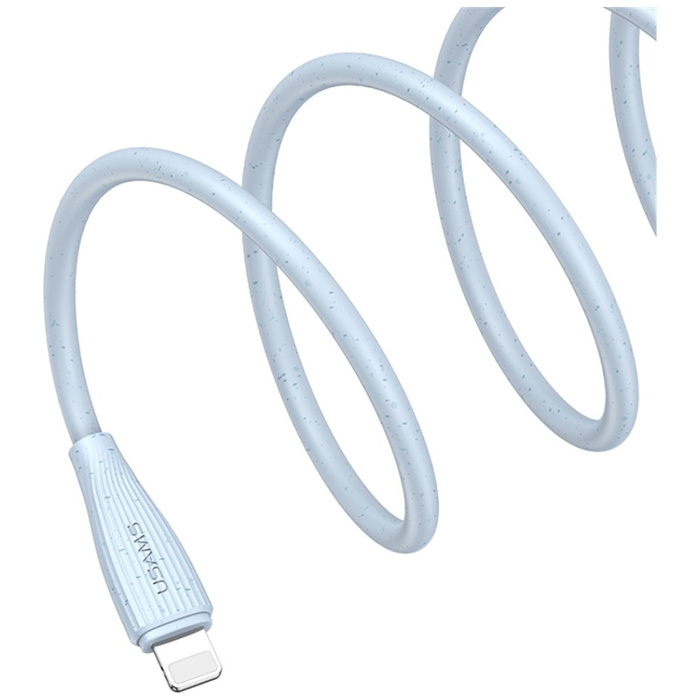 Kabel USAMS Green Series SJ717 30W USB-C do Lightning 1m różowy