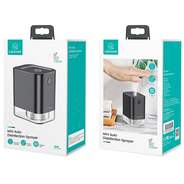 USAMS Mini Sprayer Touchless Automatic Dispenser Black