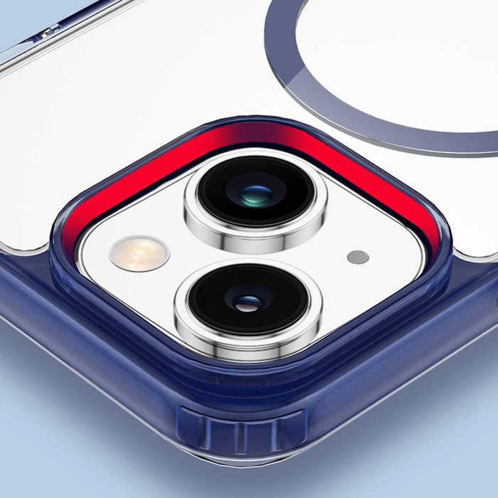 Dux Ducis Clin2 Hülle für iPhone 14 Plus magnetische Hülle MagSafe grau