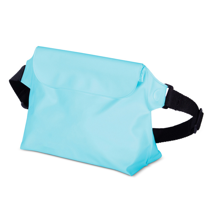 Marsupio / marsupio impermeabile in PVC - azzurro