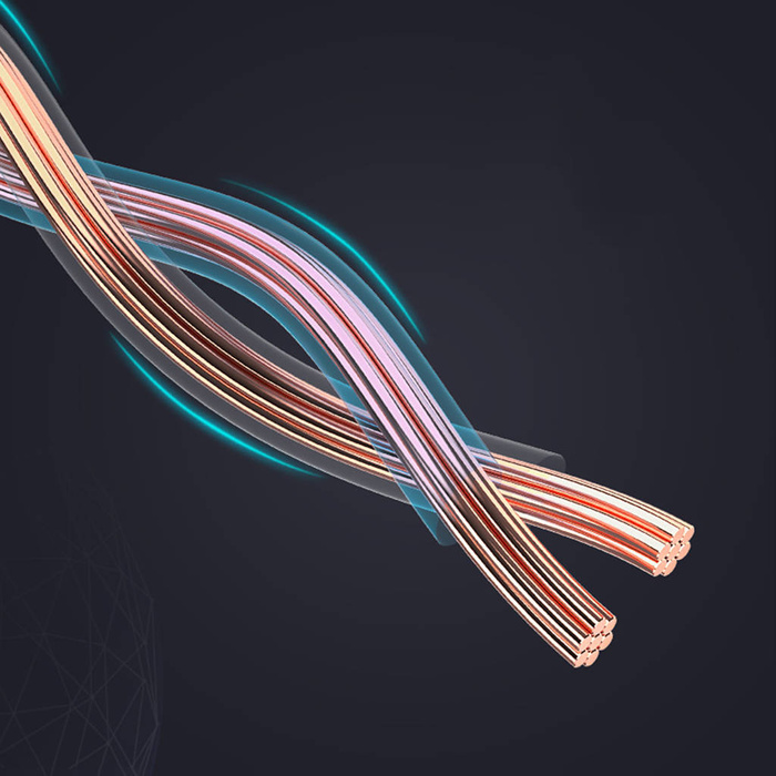 Ugreen cable network internet Ethernet patchcord U/FTP Cat. 7 10Gbps flat 0.5m black (NW106)