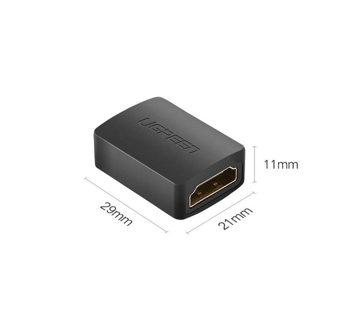 Ugreen Adapter Kupplung HDMI Stecker schwarz (20107)