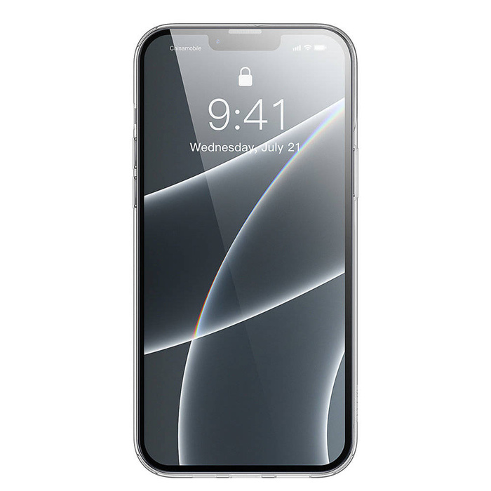 Baseus Simple Series Case transparentní Gelové pouzdro iPhone 13 Pro Max transparentní (ARAJ000202)
