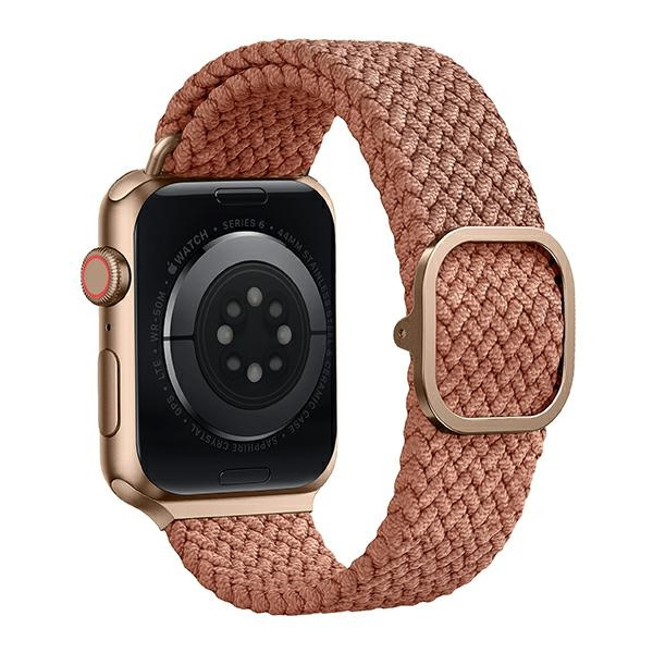 Cinturino Uniq Aspen Apple Watch 44/42 / 45mm Rosa intrecciato / rosa pompelmo