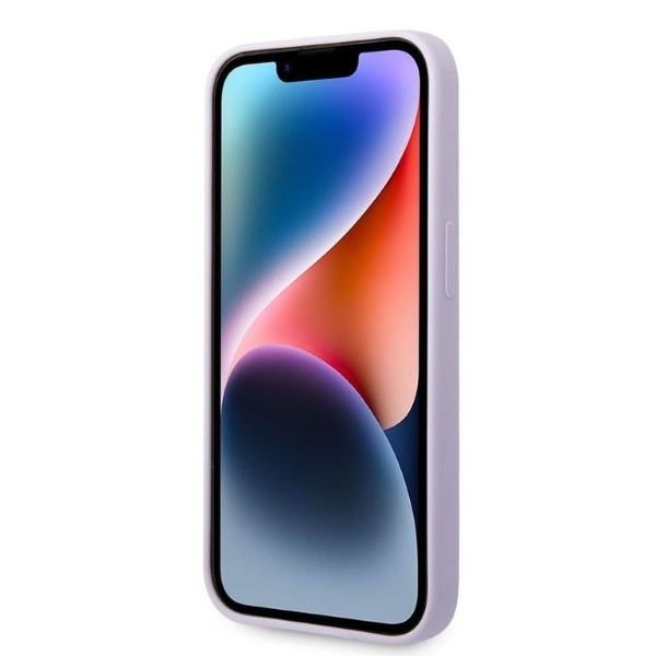 Telefontok Karl Lagerfeld iPhone 14 Pro Max 6.7" keménycase lila/lila szilikon Ikonik lila/lila