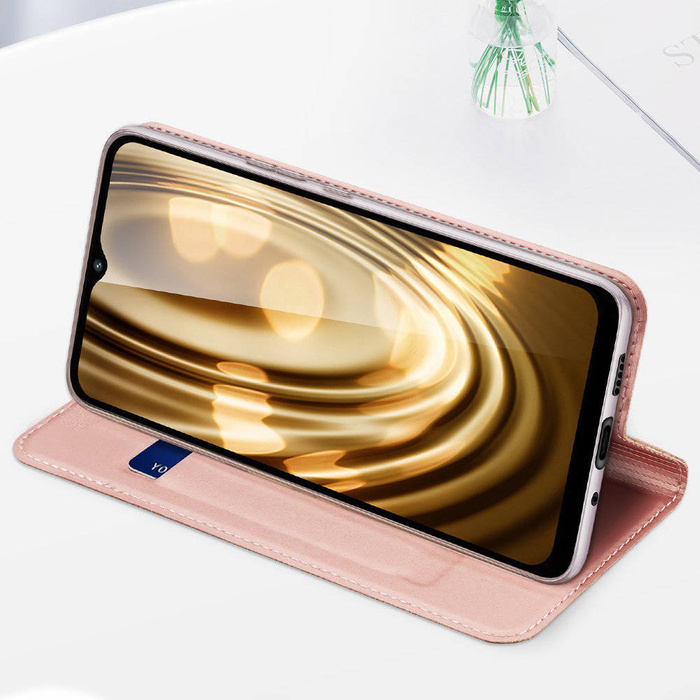 Funda Dux Ducis Skin Pro para Xiaomi Redmi 11A / Poco C55 / Redmi 12C Funda Flip Card Wallet Stand Blue