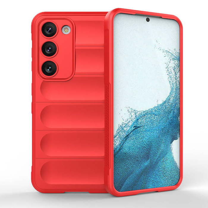 Obal Magic Shield Case obal pro Samsung Galaxy S23+ flexibilní pancéřový kryt červený Case