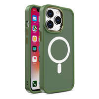 Custodia Color Matte magnetica per iPhone 15 - verde