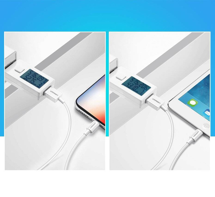Ugreen cable USB cable - Lightning MFI 1m 2,4A white (20728)