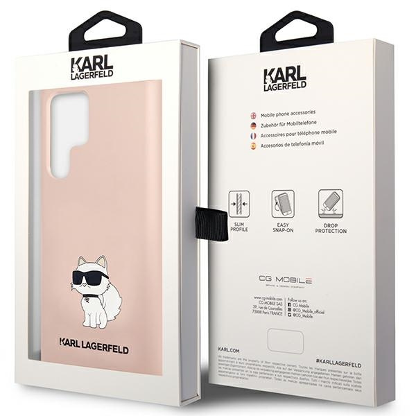 Etui Karl Lagerfeld Silicone NFT Choupette - Etui Samsung Galaxy S23 Ultra (różowy) Case