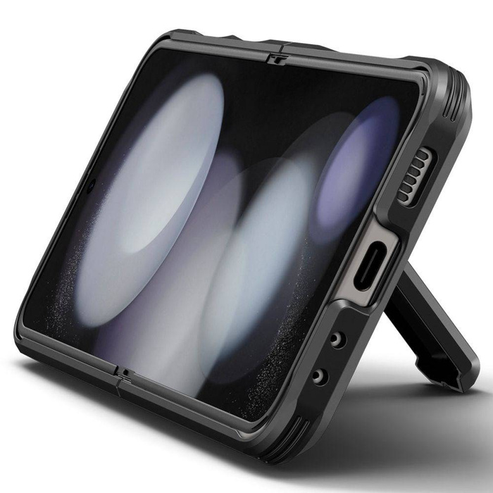 Hülle Spigen Tough Armor Pro Galaxy Z Flip 5 Schwarz Case