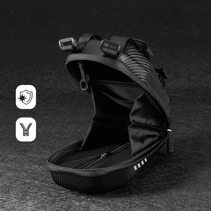 Rockbros B62 Fahrradtasche für Lenker oder Rahmen 2 l - Schwarz