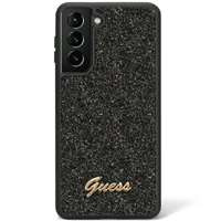 Cover Guess GUHCS23MHGGSHK S23 Plus S916 nero/nero case Glitter Script