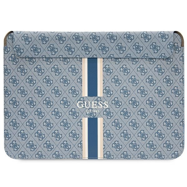 Guess Sleeve GUCS16P4RPSB 16" blu/blu 4G Strisce stampate