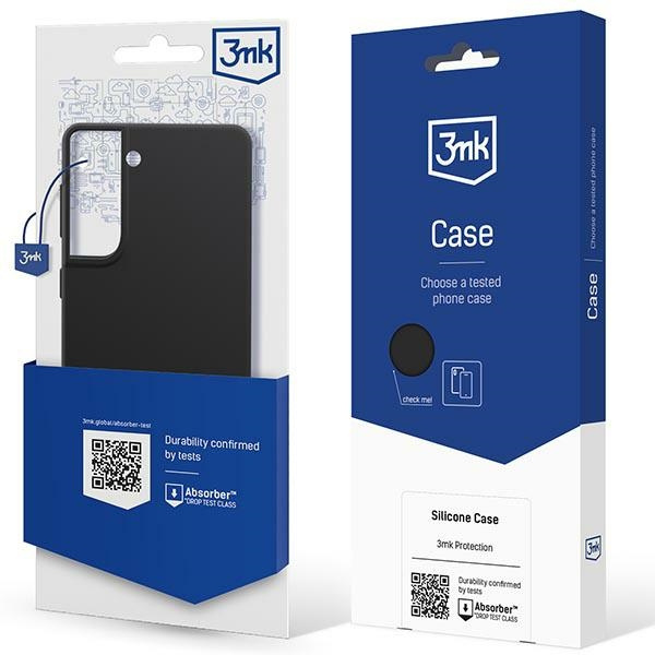 3mk Silicone Case Sam S22 5G S901 black/black