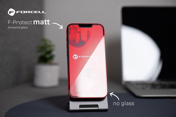 Szkło hartowane do iPhone 14 PRO Forcell Matt Glass czarne