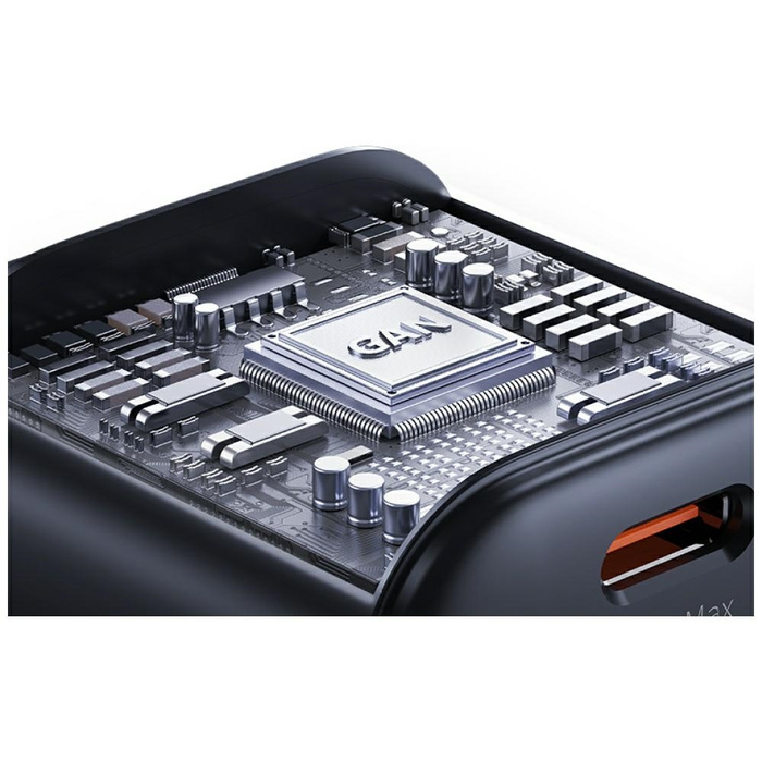 Ładowarka sieciowa USAMS JO Series CC262 30W USB-C + kabel USB-C/Lightning 1m biały