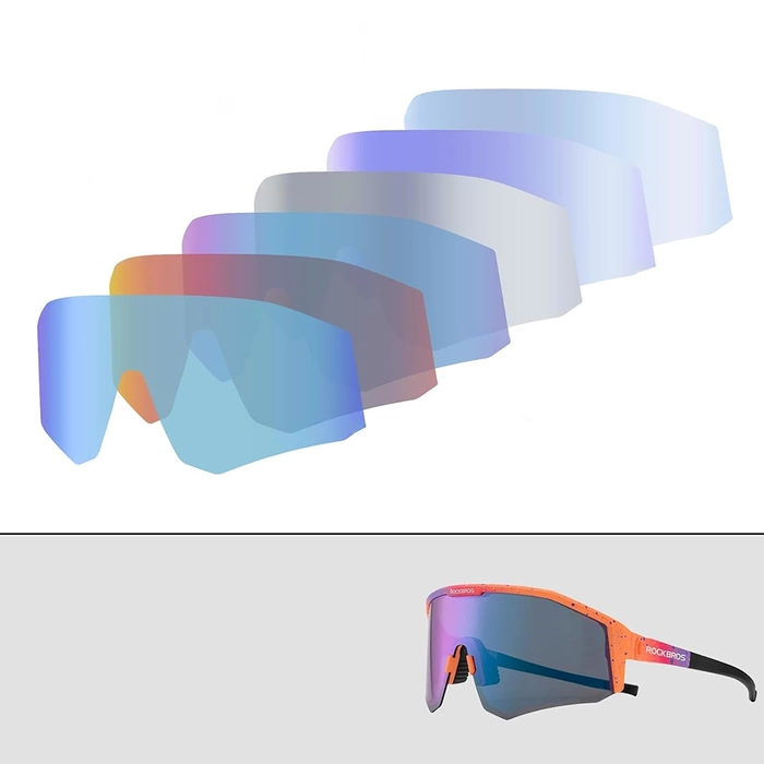 Rockbros SP297 polarisierende Fahrradbrille – Lila