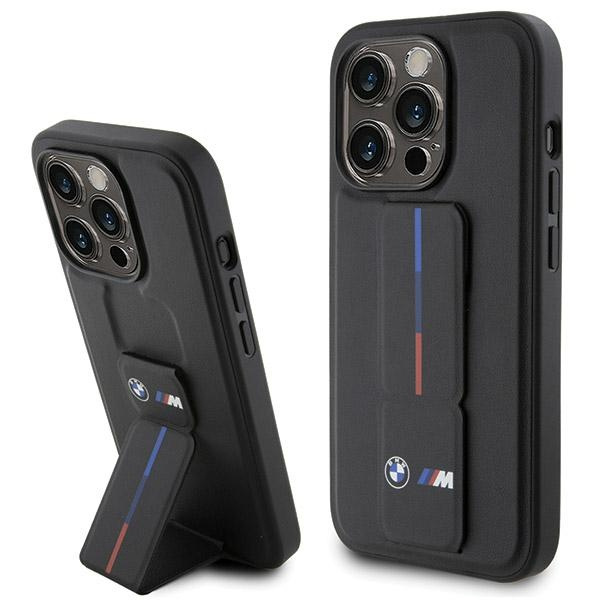 Case BMW BMHCP15X22GSLK iPhone 15 Pro Max 6.7" black/black hardcase Grip Hot Stamp Case