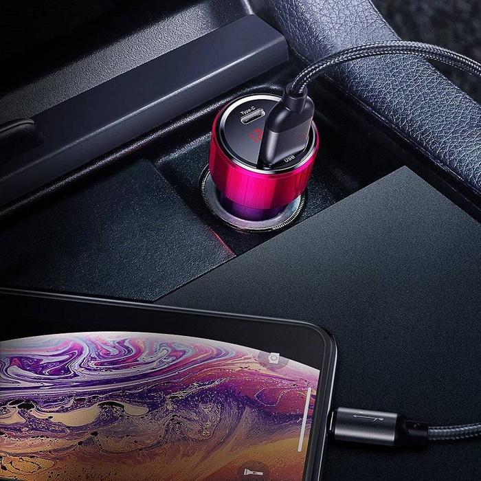 [PO VRÁCENÍ] Baseus Magic Series Dual QC - Quick Charge 3.0 nabíječka do auta 2x USB 45W 6A černá (CCMLC20A-01)