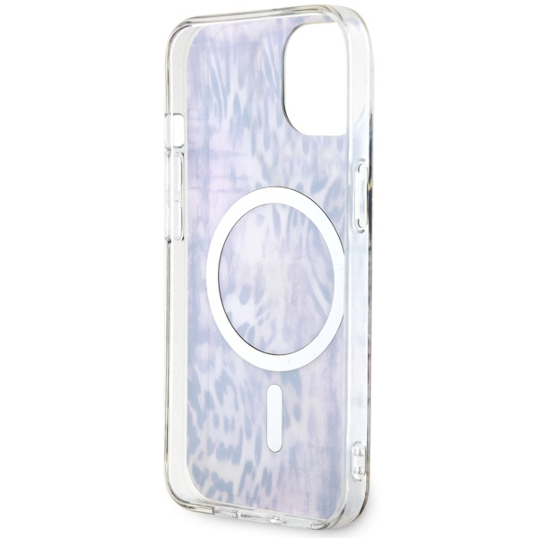 Coque Guess GUHMP14SHLEOPWP iPhone 14 6.1" pink/pink hardcase Leopard MagSafe Case