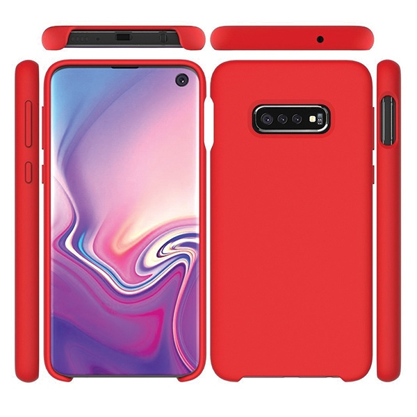 Beline Etui Silicone Samsung S10 Plusczerwony/red