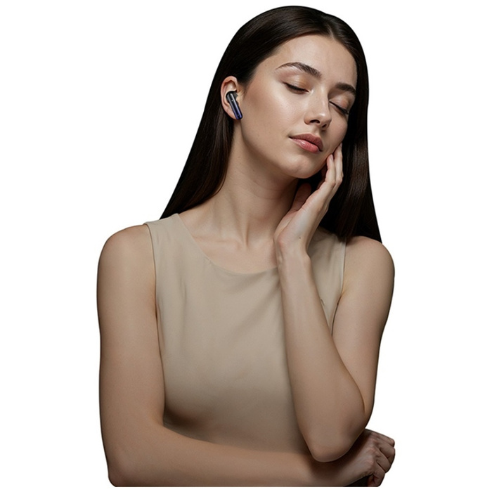 Słuchawki Bluetooth USAMS Echo E02 TWS   ANC+ENC bezprzewodowe czarny