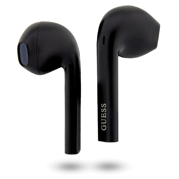 Guess auriculares Bluetooth GUTWST26PSK TWS + base de conexión negro/negro Logotipo EST clásico