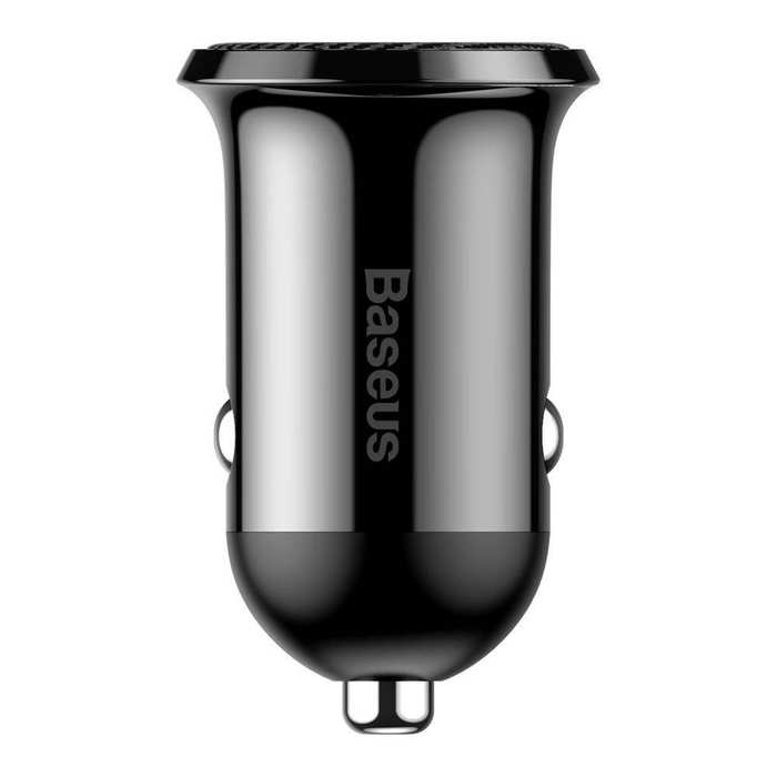 [PO vrátení] Baseus Grain Pro nabíjačka auto 2x USB 4,8 A čierne (CCALLP-01)