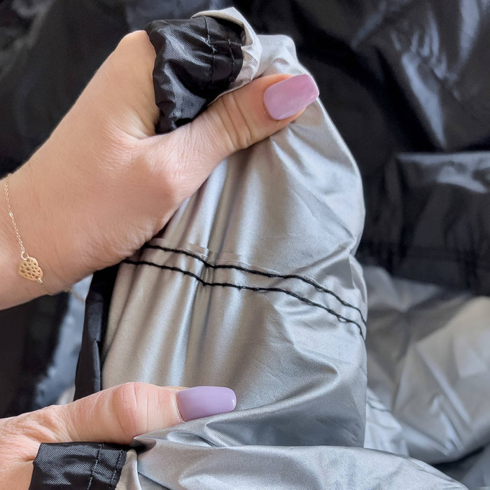 Copertura per griglia impermeabile, copertura per bicicletta, copertura per bici, copertura per mobili da giardino, copertura XL nera