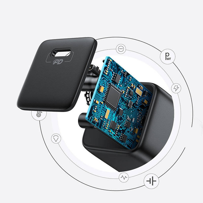 Joyroom klein schnell ladergerät USB Typ C PD 25W EU Stecker schwarz (L-P251)