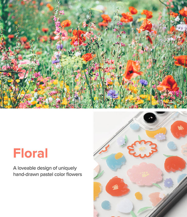 Ringke Fusion Design Cover corazzata con cornice in gel per Samsung Galaxy S22 + (S22 Plus) trasparente (Seoul) (F593R89)