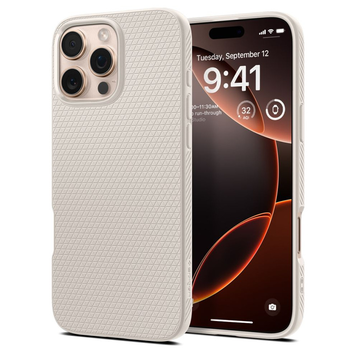 Spigen Liquid Air IPhone 16 PRO MAX TITANIO NATURAL