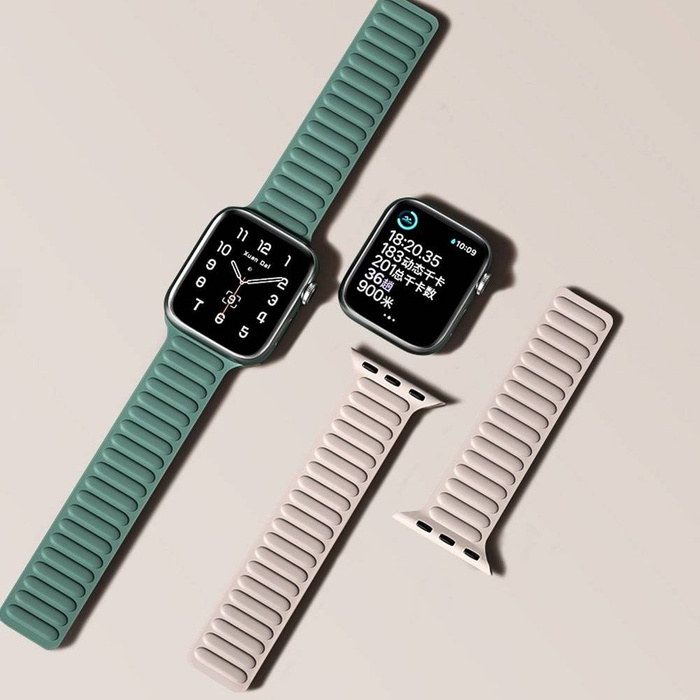 Bracelet Magnetic Strap 1 Apple Watch 7 41 Bleu