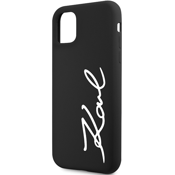 Karl Lagerfeld KLHCN61SKSVGK iPhone 11 / Xr 6.1" black/black hardcase Silicone Signature